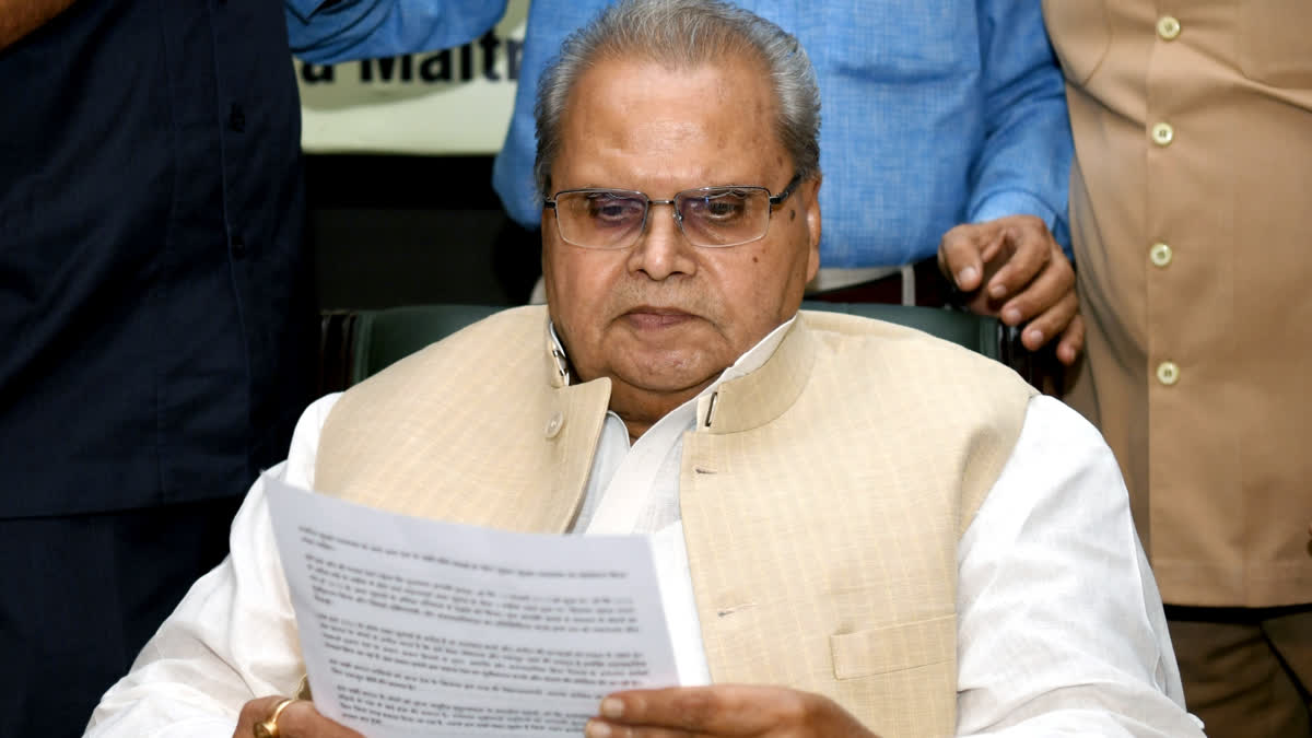 Former Jammu and Kashmir governor Satya Pal Malik