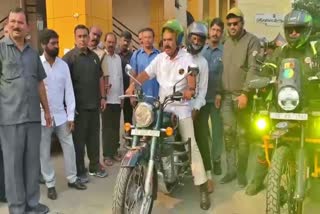 Minister Jupally Participates In Bike Rally in Hyderabad