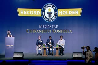 Mega Star Chiranjeevi got Guinness World Record Live