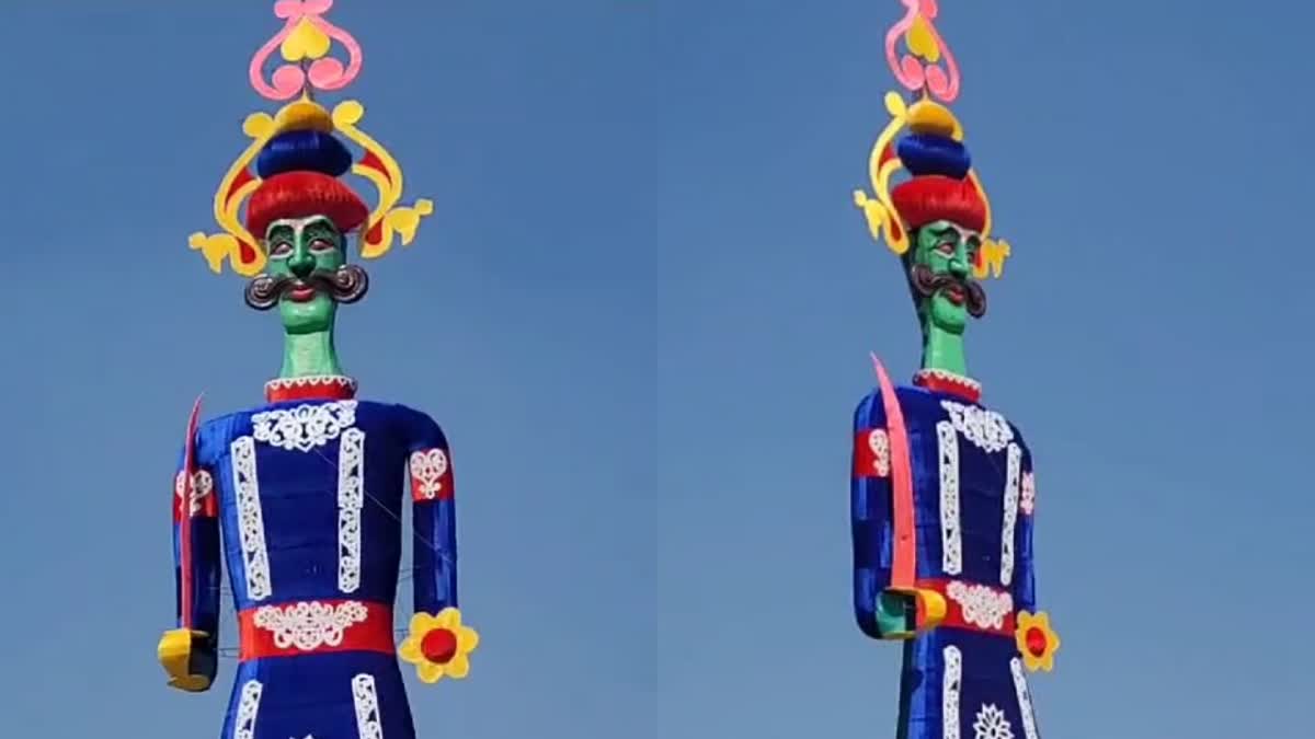 Tallest Effigy of Ravana దేశంలోనే అత్యంత ఎత్తైన రావణుడి బొమ్మ.. 171