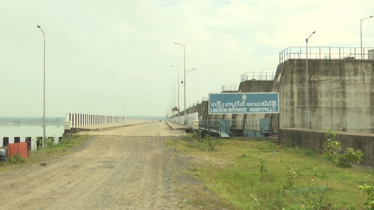 Medigadda Barrage Pillars Slightly Sagged