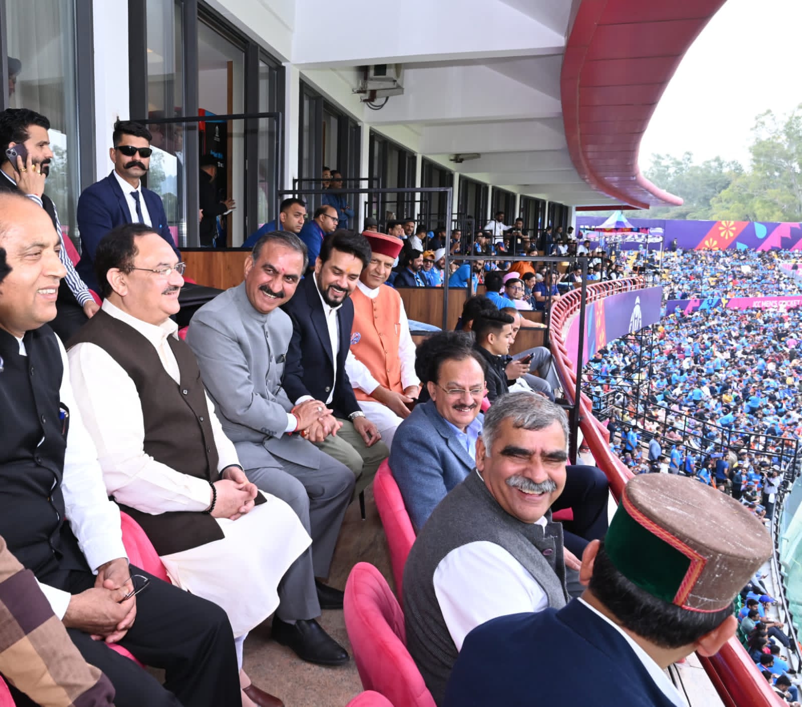 fans during India vs New Zealand match