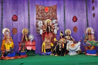 Display of live Maa Durga idols in tinsukia