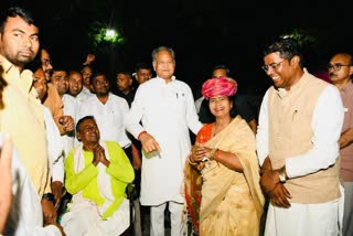 MLA Shobharani Kushwaha with CM Gehlot