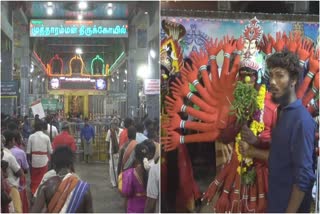 Dussehra festival in Mutharaman temple