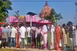 Durga Puja observed at historic Devi Doul of  Sivasagar