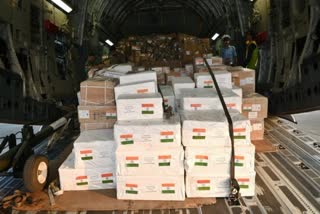 India sends medical aid, disaster relief material for people of Palestine