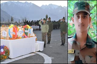 Indian Army pays tribute to first Agniveer Gawate Akshay Laxman, who lost life in line of duty