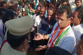 Argument at Medigadda Barrage