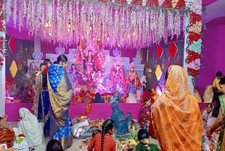 Kali Mandir Durga Puja pandal built on theme of Victoria Memorial
