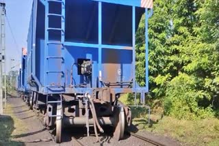 railway bogies derailed at Jarangdih siding