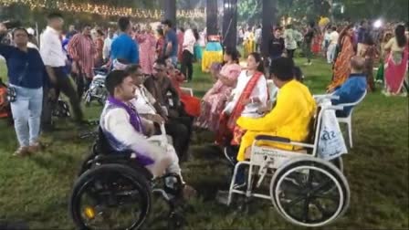 Divyang garba in Ahmedabad