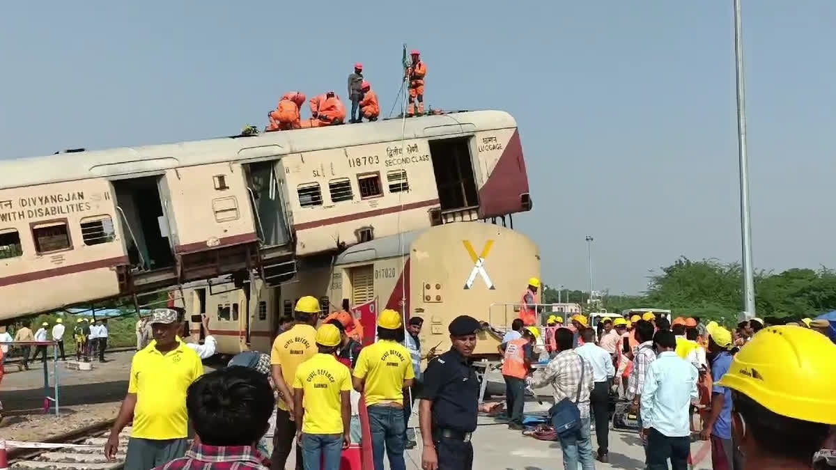 Mock Drill  Railway Station Barmer