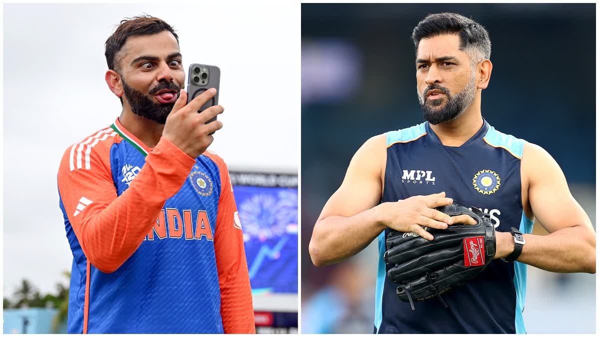 virat Kohli and MS Dhoni