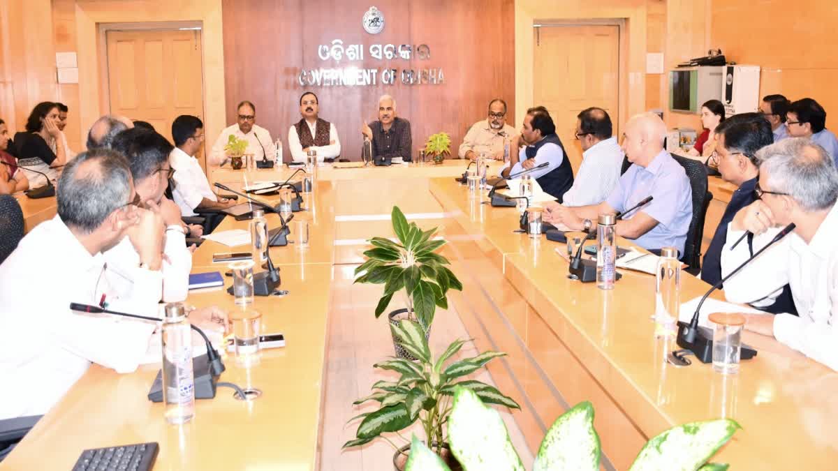 REVIEW MEETING ON CYCLONE DANA