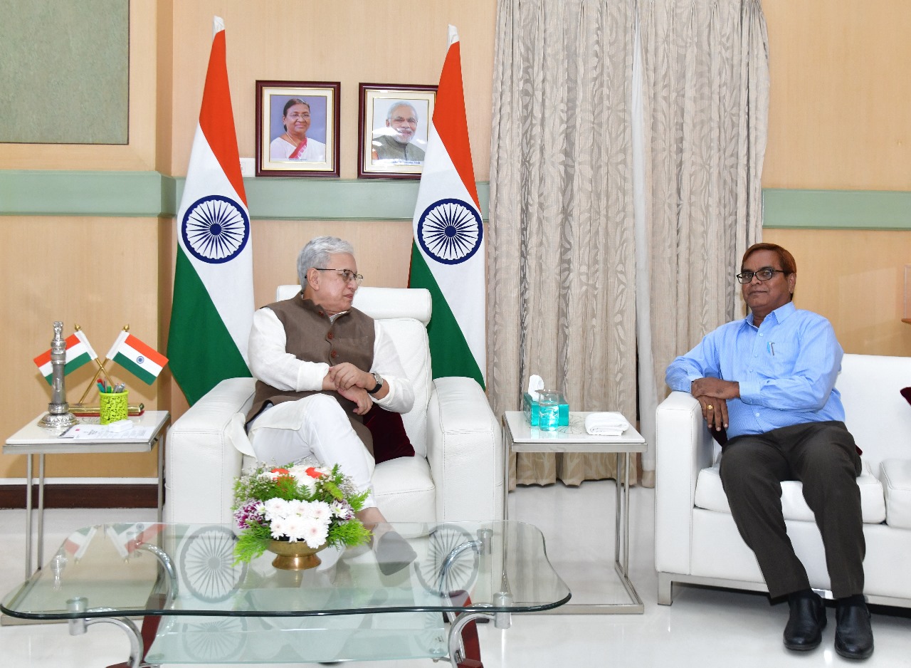 Professor Aldas Janaiah meets Governor