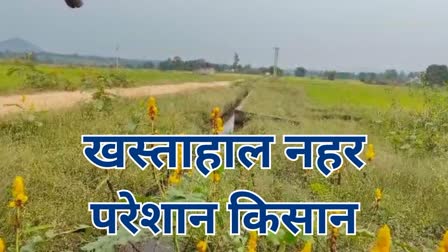 Dilapidated canal increases farmers worries