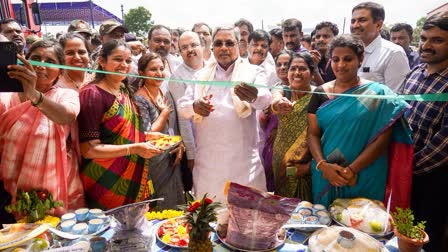 CM Siddaramaiah laid the foundation stone and inaugurated the development works