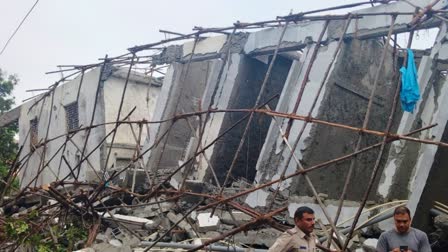 Several Workers feared trapped as under-construction building collapsed in Bengaluru due to heavy rains