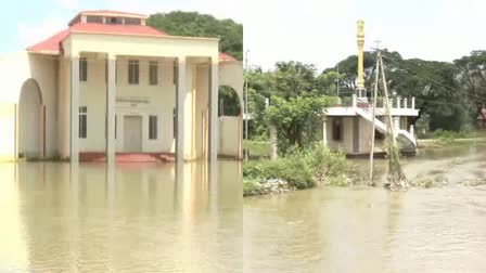 ಮೈಲಾರ ಮಹಾದೇವಪ್ಪ ಸ್ಮಾರಕ ಜಲಾವೃತ