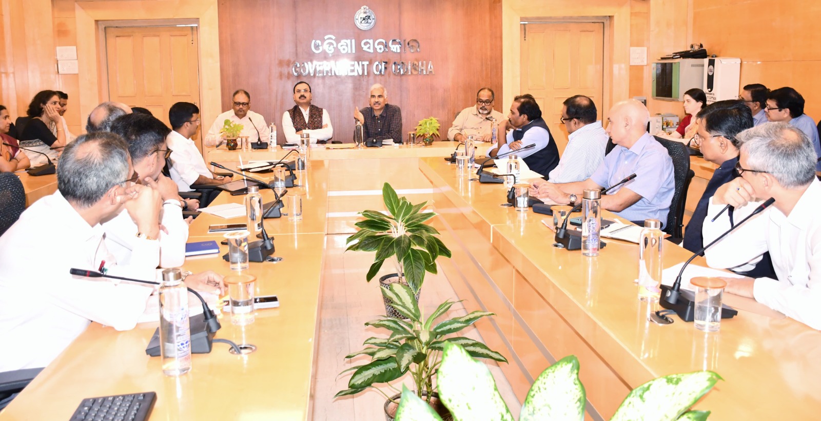 REVIEW MEETING ON CYCLONE DANA