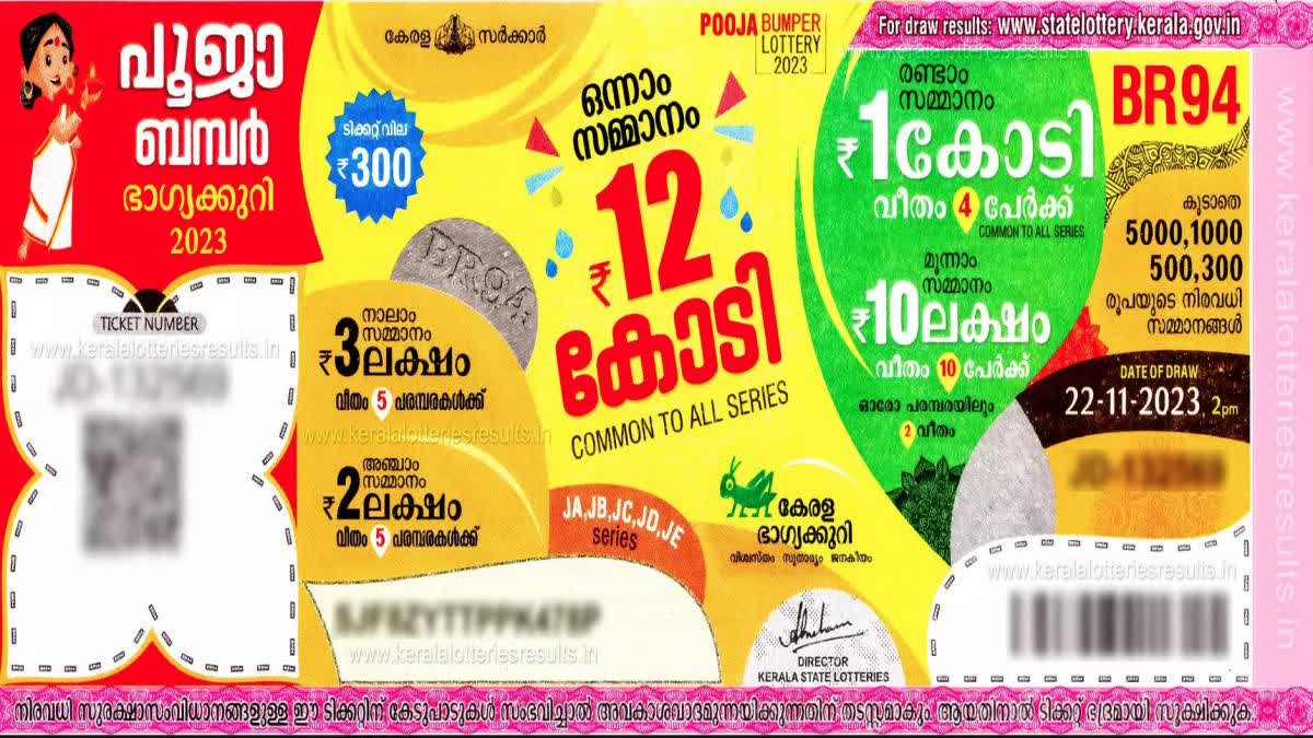 Kerala lottery Pooja Bumper 2018: Next annual draw for Rs 4 crore first  prize on this date - The Statesman
