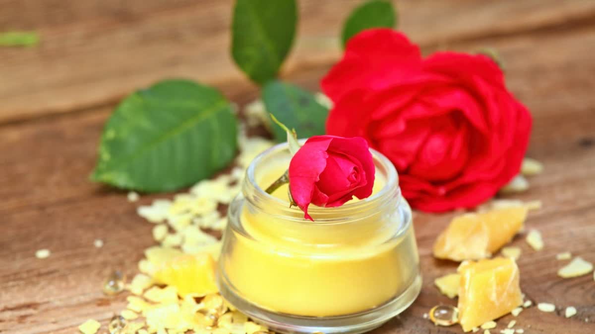 How do you make lip balm with rose petals?