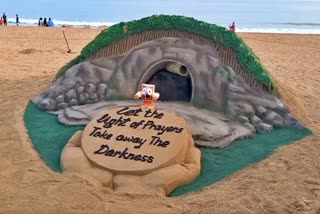 Sand art in Puri