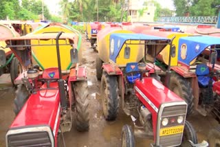 water_tank_contractors_protest_in_prakasam_district