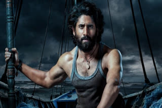 Naga Chaitanya's NC23 now titled Thandel; actor flaunts rugged look as fisherman in first look poster