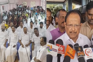 Minister Ragupathi lead An event was held in Pudukkottai other party members join the DMK