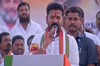 Revanth Reddy at Gajwel Public Meeting