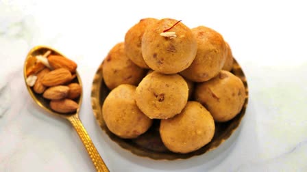 How to make sugar free besan ladoo at home