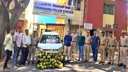 coconut thief arrested