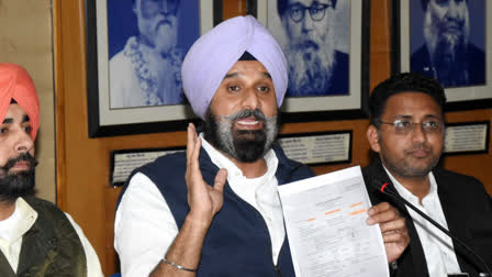 Minister Harjot Bains and SSP Viveksheel Soni and Bikram Majithia accused of illegal mining.