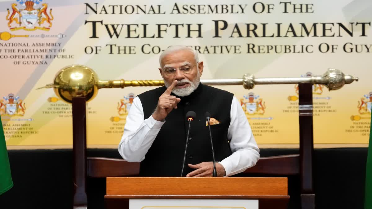 PM Modi Address Parliament of Guyana