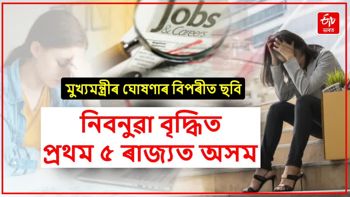 Unemployment problem in Assam