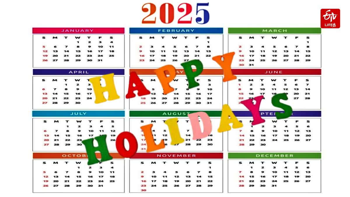 Government public holidays 2025