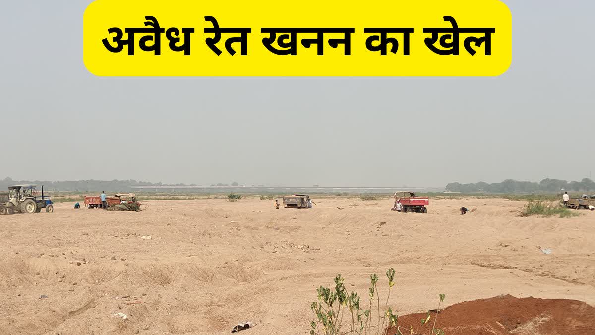 Sand mafia active in Dhamtari