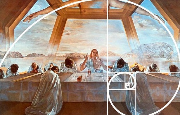 The golden ratio in Salvador Dalí’s The Sacrament of the Last Supper