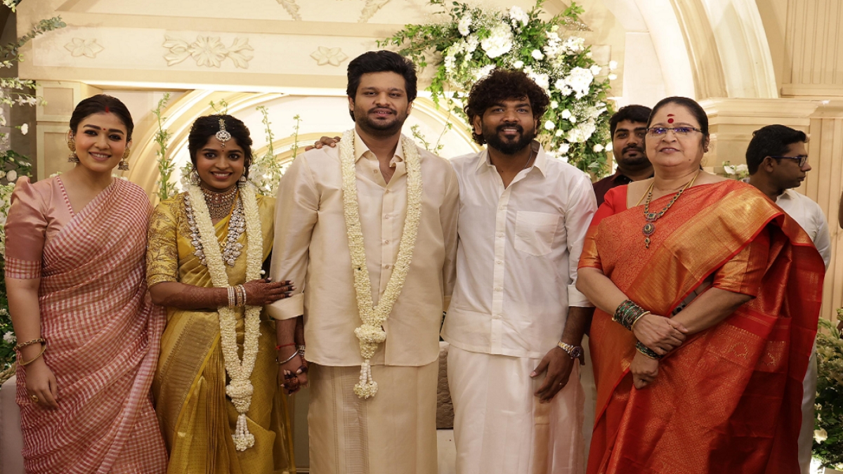 Nayanthara at wedding ceremony