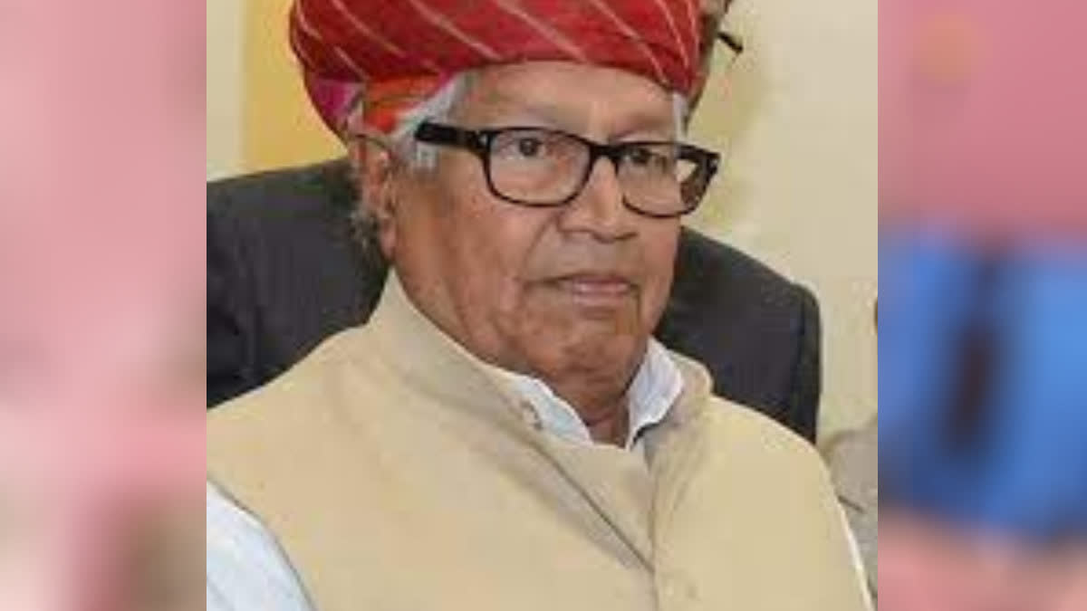 Former assembly speaker Kailash Meghwal