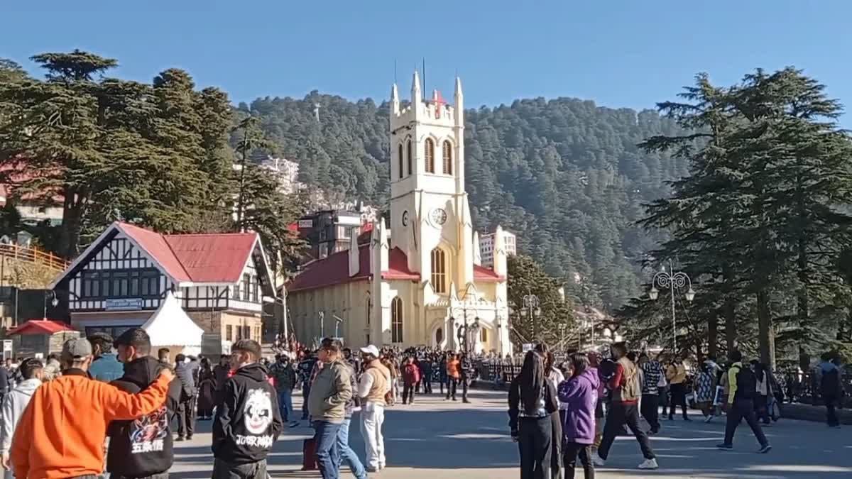 SHIMLA WEATHER ON CHRISTMAS 2023