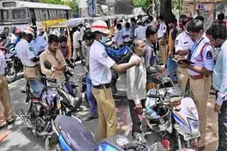 Telangana Traffic Pending Challans 2023