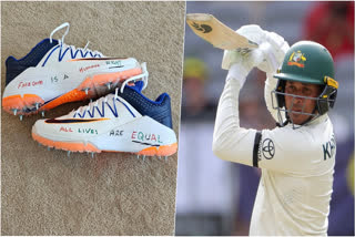 ICC on Thursday reprimanded Usman Khawaja for wearing a black armband in support of Palestinians in Gaza during the Perth test against Pakistan. Khawaja has been vocal in his support, and had displayed his famous 'all lives are equal’ shoes, which were banned by ICC ahead of the Perth test.