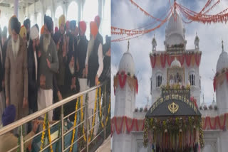 Gurdwara Sri Katalgarh Sahib bowed Sukhbir Badal