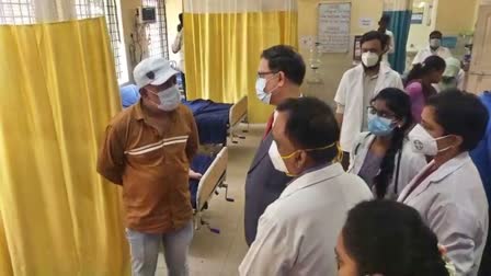 Lokayukta officials visit and inspected 10 govt hospitals