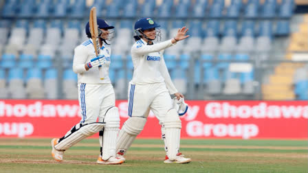 Indian women cricket team's batting unit put the hosts in a commanding position on the second day of the Test fixture against Australia posting a total of 376/7.