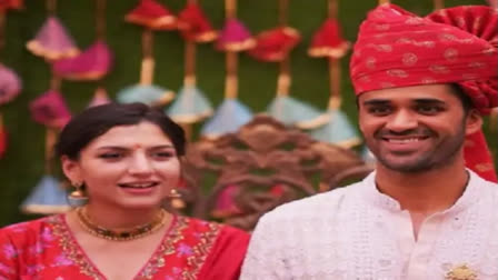 Rajasthan: Ex-Haryana CM Bhajan Lal's grandson Bhavya Bishnoi ties knot to IAS Pari Bishnoi in Udaipur