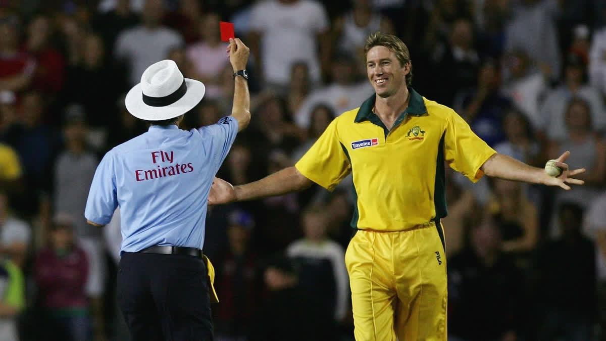 Why Glenn McGrath received red card in international cricket Glenn McGrath underarm bowling 1981 Underarm bowling incident